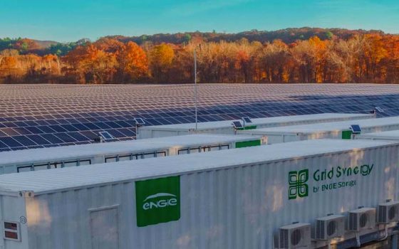 engie grid synergy bess converted shipping containers solar farm