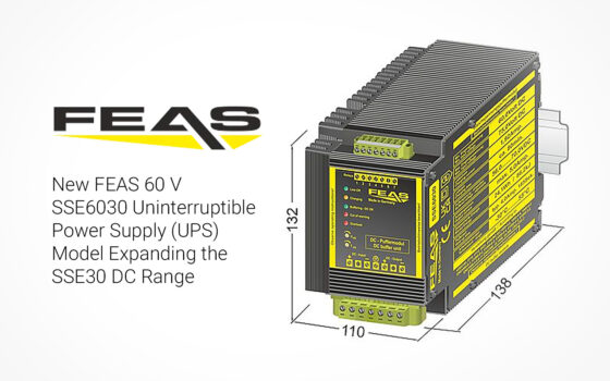 New 60V SSE6030 model expands FEAS SSE30 DC UPS range